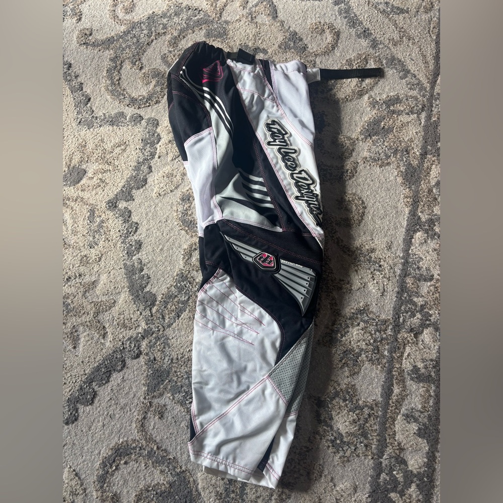 Women’s Black and White Racing Pants